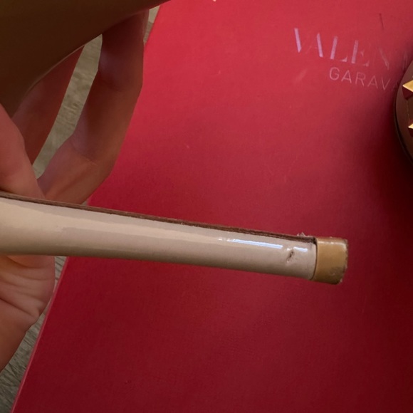 Valentino Garavani Rockstud Patent Leather Slings size 39 Preowned - Picture 13 of 13